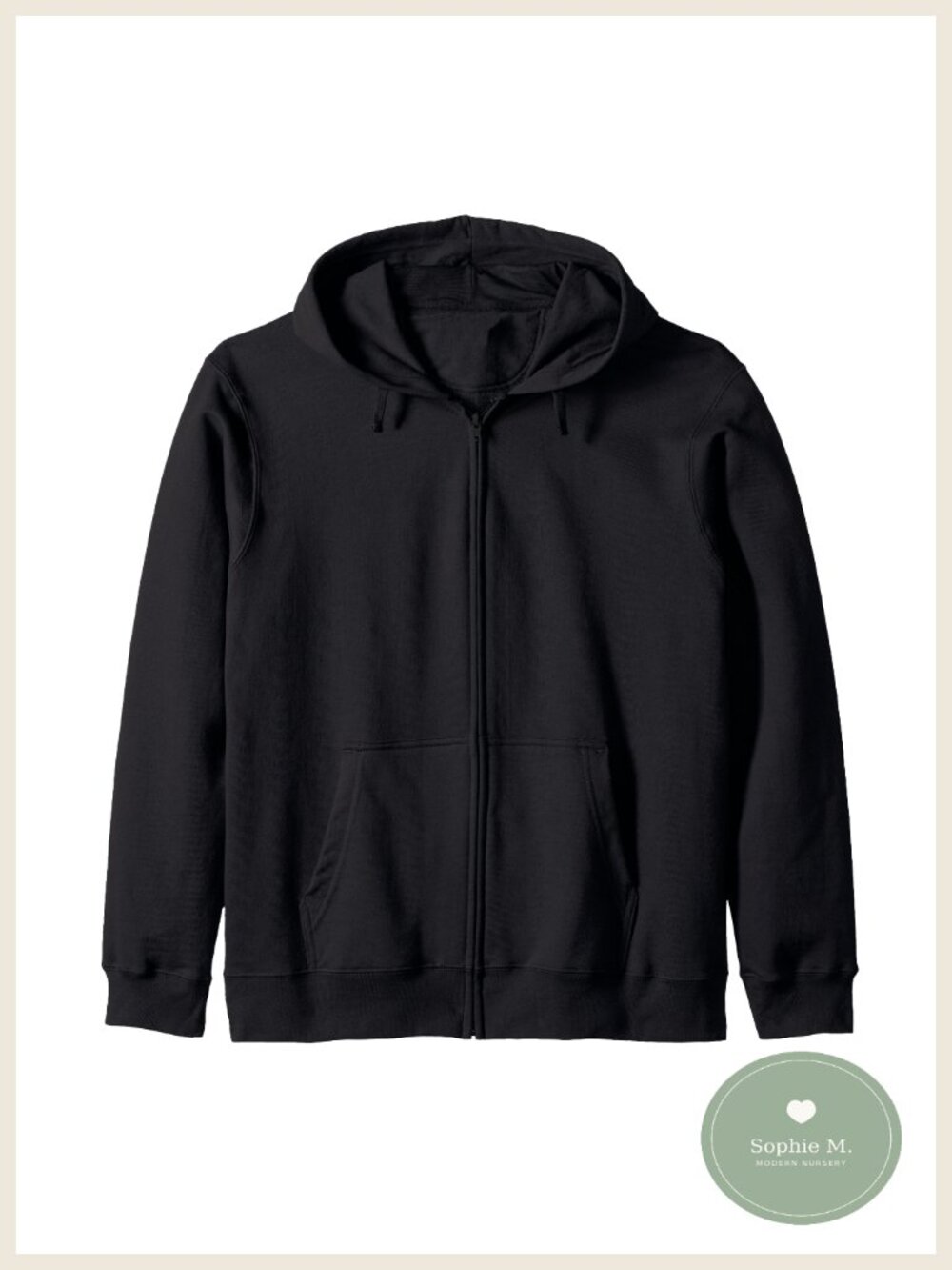 Funny Baby Bottle Zip Hoodie Gift Novelty Sweatshirt